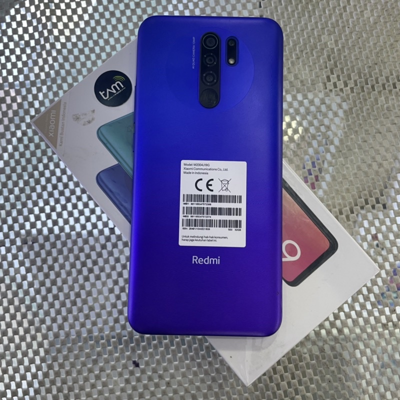 redmi 9 ram 3/32 gb second bekas pakai mulus terawat