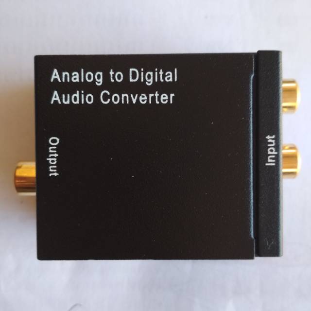 Converter audio analog to digital + kabel optik