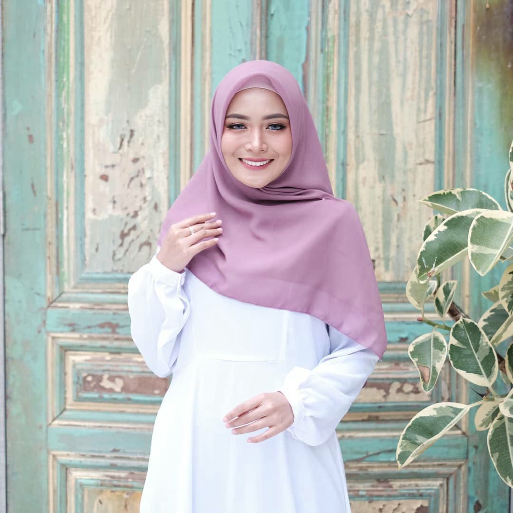 Hijab Bella Square II Hijab Segiempat Bella Square II Hijab Pollycotton II Kerudung II Jilbab-TARO