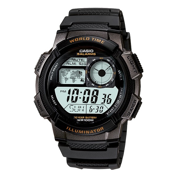 AE-1000W-1A Jam Tangan Digital Pria Casio Asli Original
