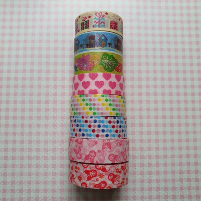 

washi tape sample for scrapbook and journal ( per meter )