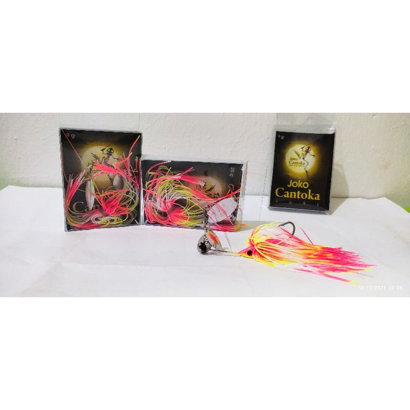 Umpan pancing casting spinner bait untuk gabus dan toman