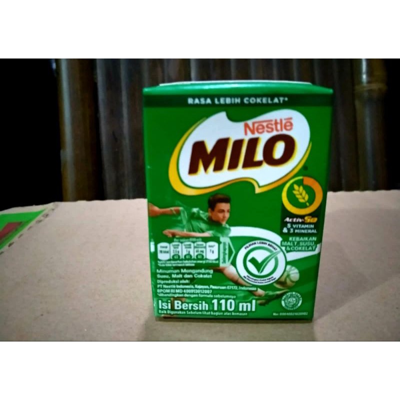 

Murah Susu Milo Kotak Coklat ACTIVE GO UHT - 110 ml