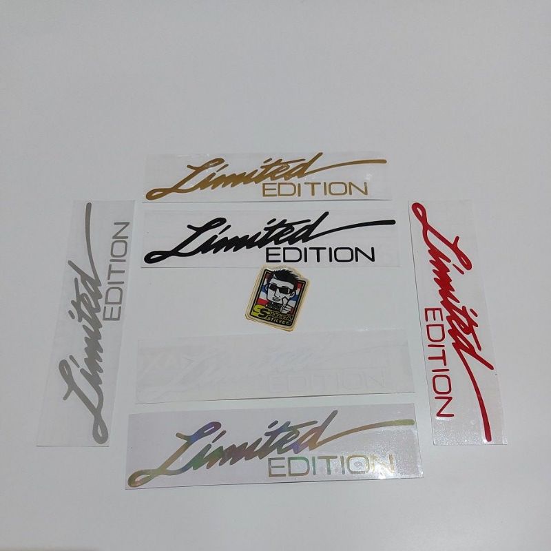 

STICKER LIMITED EDITION CUTTING