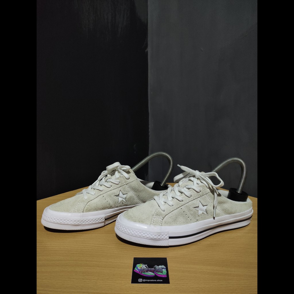 Converse One Star Mule Slip Egret