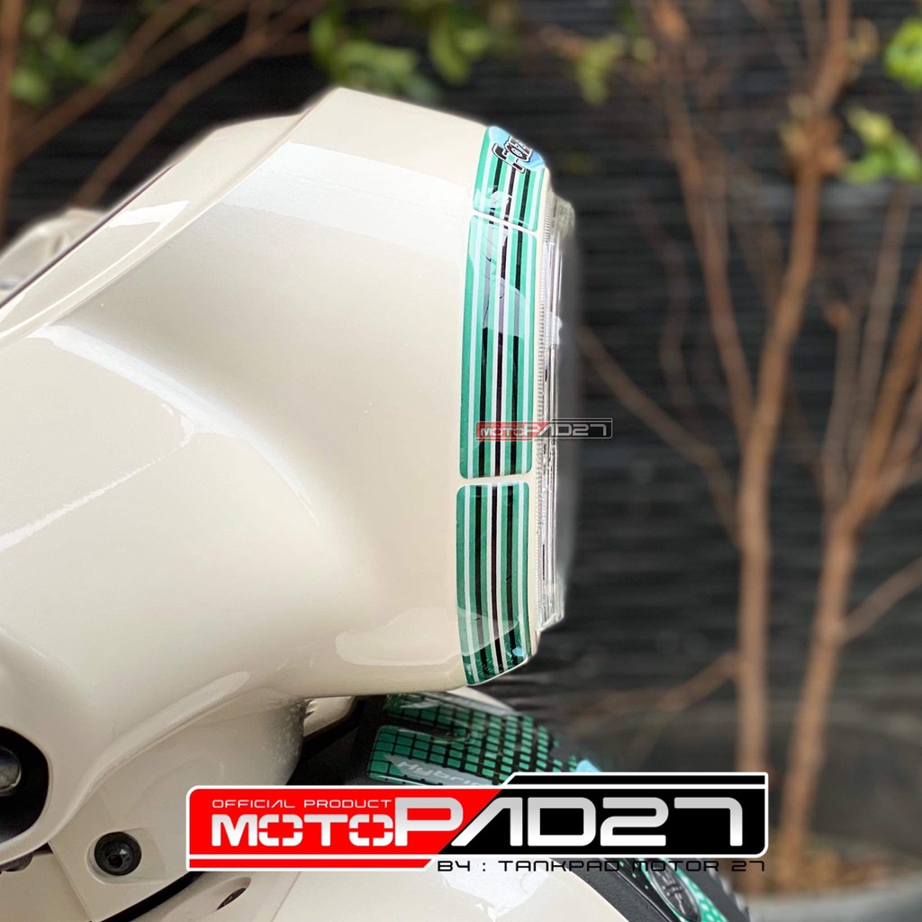 Motopad27 Stiker Lampu Depan yamaha Fazzio bahan resin premium