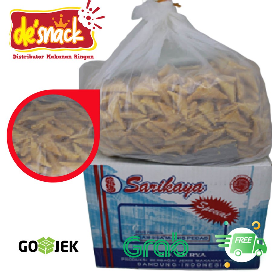 

Distributor/Grosir/Snack/Cemilan/Samosa Manis Pedas Isi Ayam merek Sarikaya