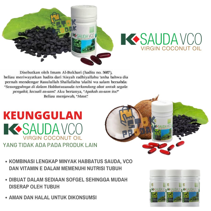 K Sauda Vco K Link Habbatus Sauda Oil Shopee Indonesia