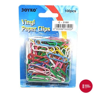 Paper/Penjepit/Clips/Klip/Clip Kertas Warna-Warni Joyko/Jayco/Joyco 26mm C-3100