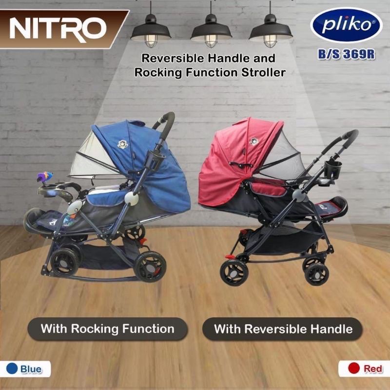 Stroller Pliko B/S369R / Kereta Dorong Baby