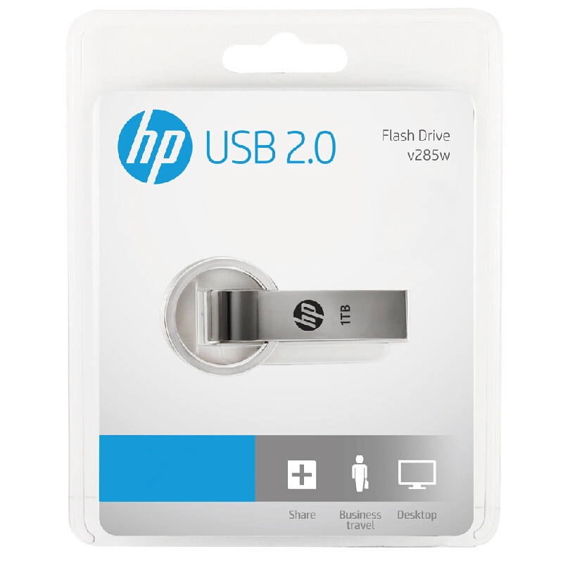 Original HP v285 Flash Disk USB 1TB Bahan Metal