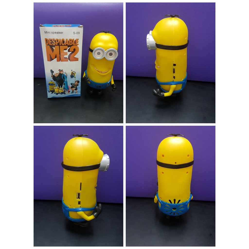 Speaker Mini MP3 Minion Speaker + Radio FM