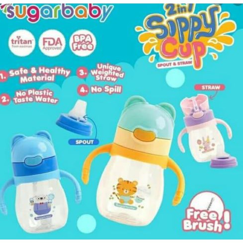 Sugar Baby Botol TRITAN Sippy Sugarbaby