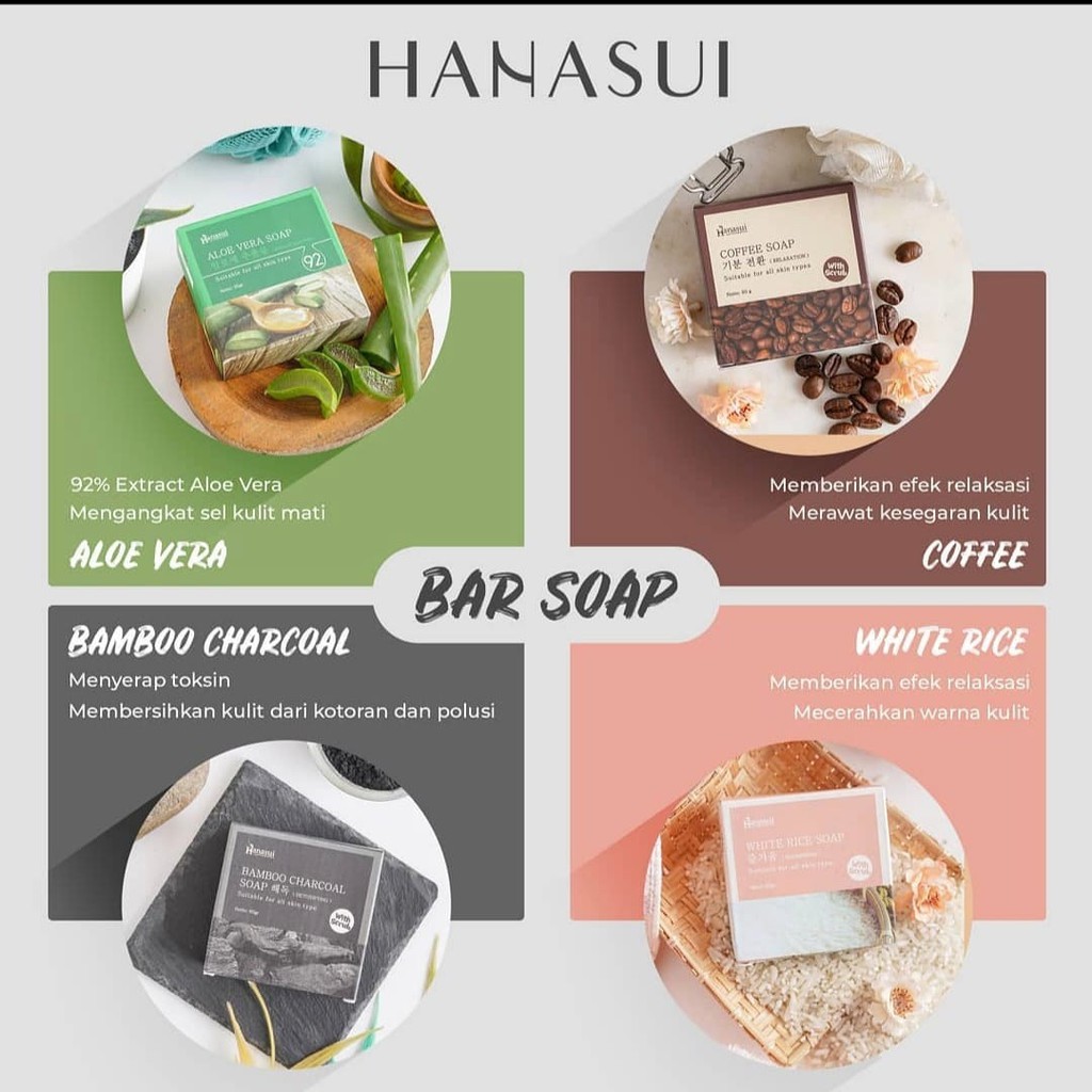 HANASUI Bar Soap 60 gr