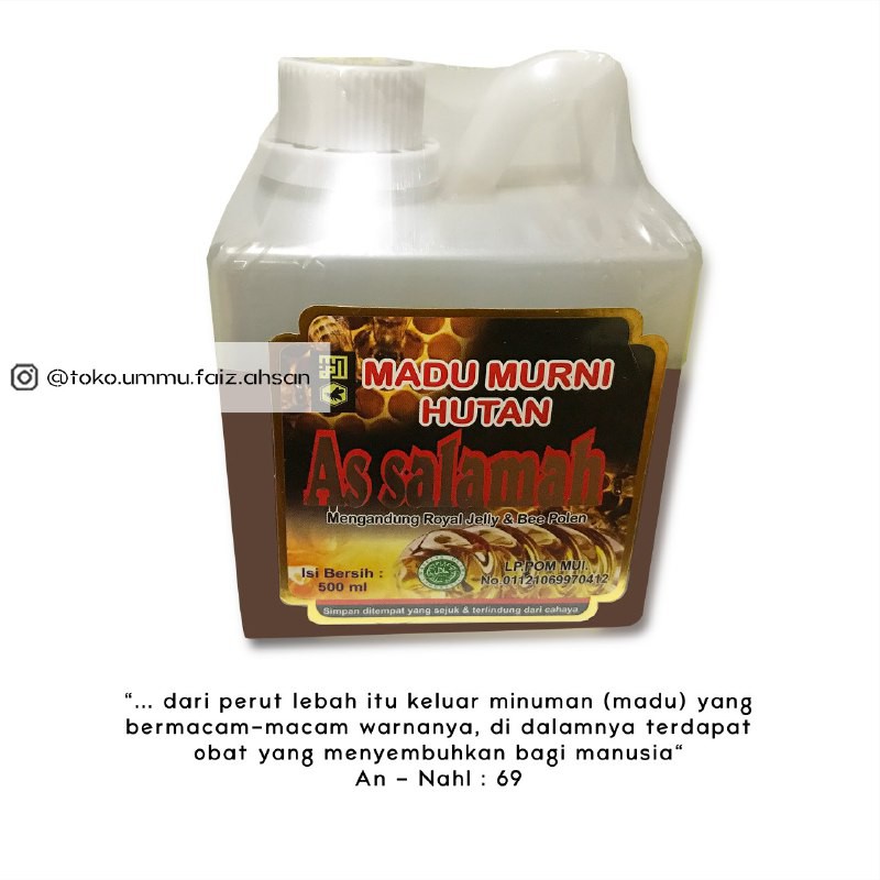 

Madu Murni Hutan As salamah Netto 500 ml