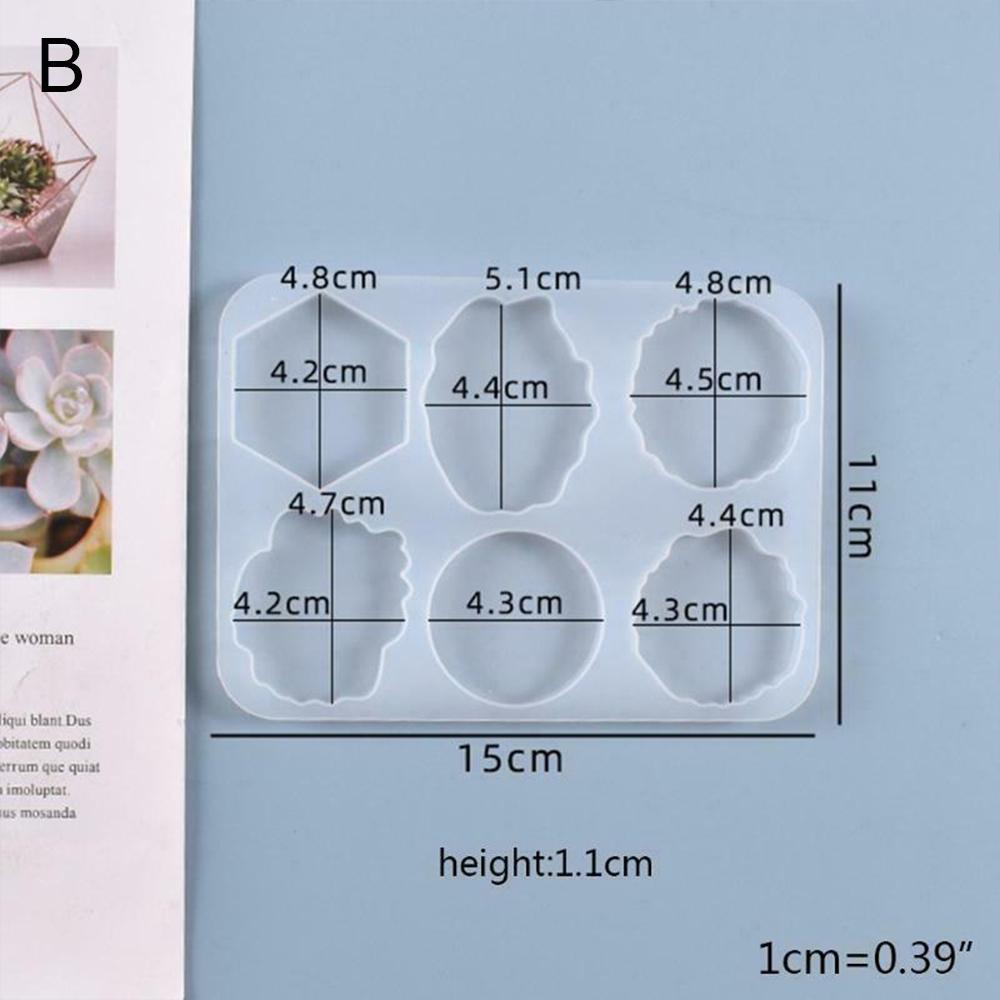 Solighter Cetakan Resin Alat Kerajinan Cetakan Telapak Kaki Pet Epoxy Mould Casting Mold