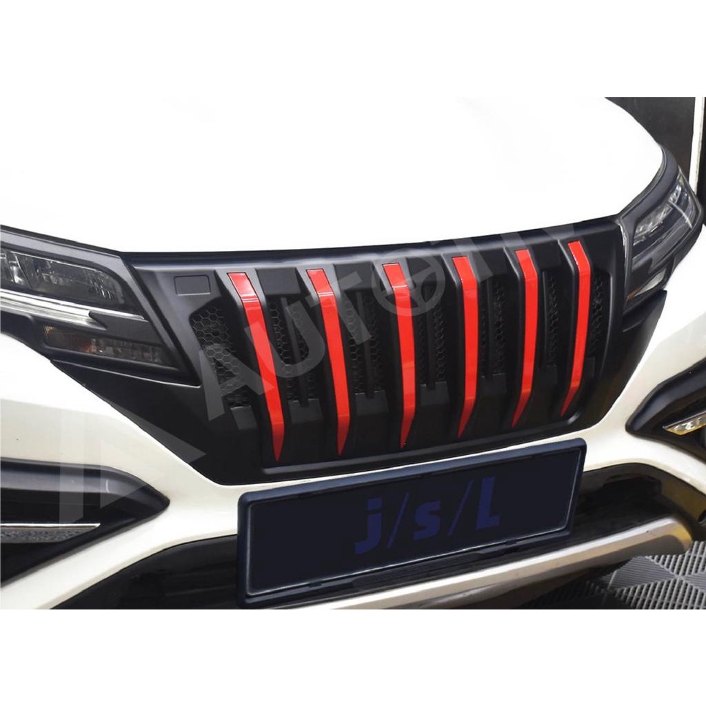 Grill Bumper Depan All New Rush Terios 2018 2020 2022 2023 UP Appolo Hitam Chrome Silver Putih Gold Kuning Biru