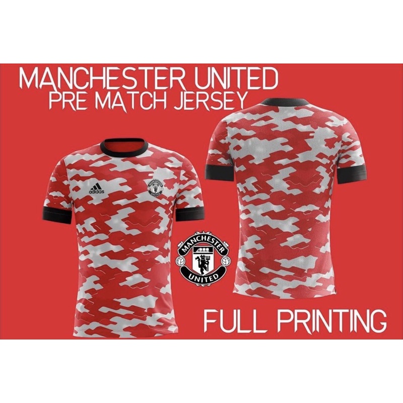 Jersey MU PreMatch Full Printing