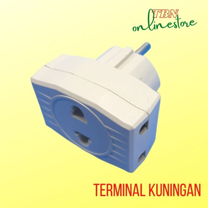 STEKER T MULTI COLOKAN CABANG 3 TERMINAL KUNINGAN MURAH KS 1106 - STOP KONTAK