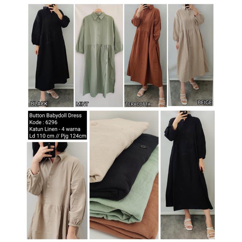 Dress Babydoll Import Korea