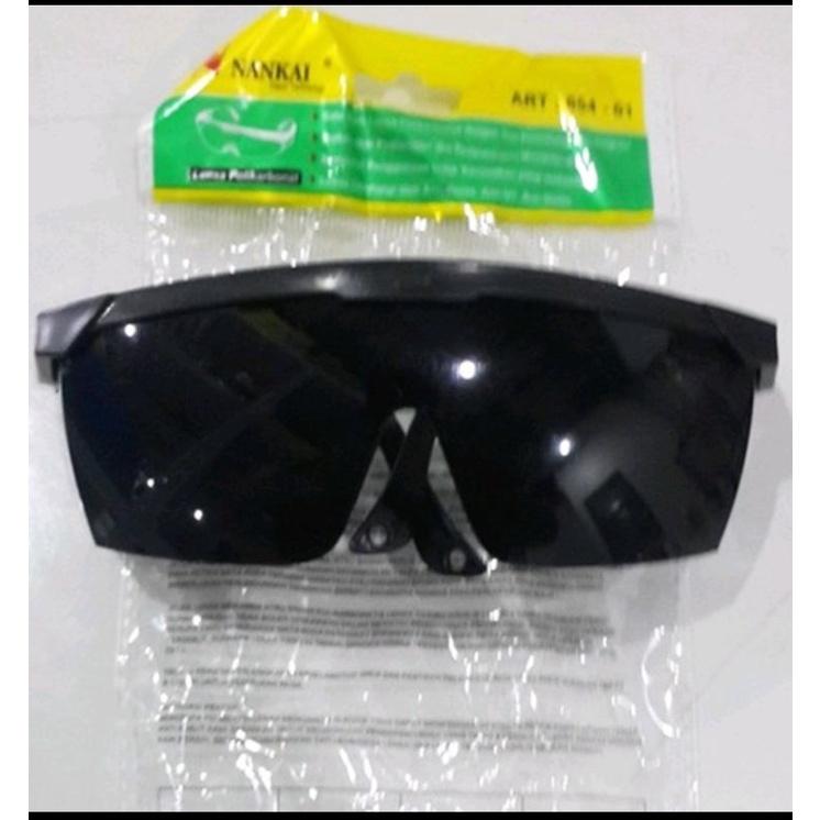 KACA MATA PELINDUNG PUTIH/BENING NANKAI SAFETY GLASSES HARGA PER KOTAK (ISI 12PC)