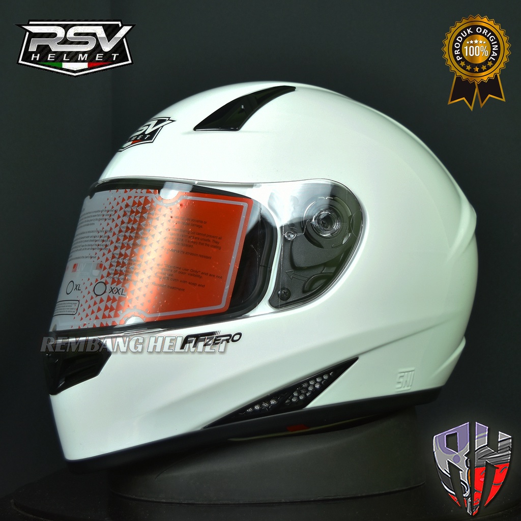 HELM RSV FFZERO White Glossy Berat 2Kg