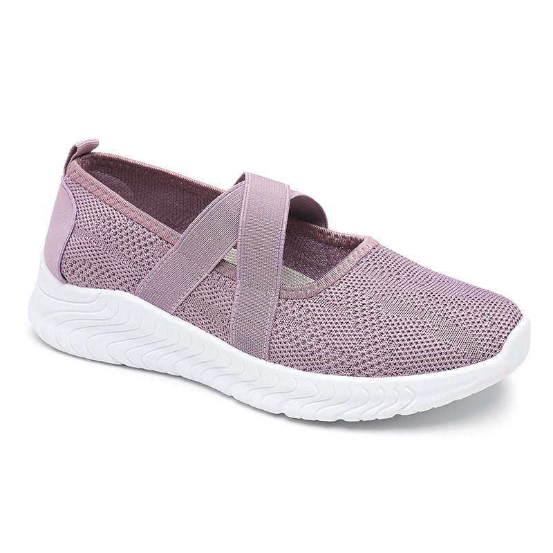 Sepatu Import Wanita 2022 Baru Sepatu Model Flat Silang Fashion Sneakers 5602