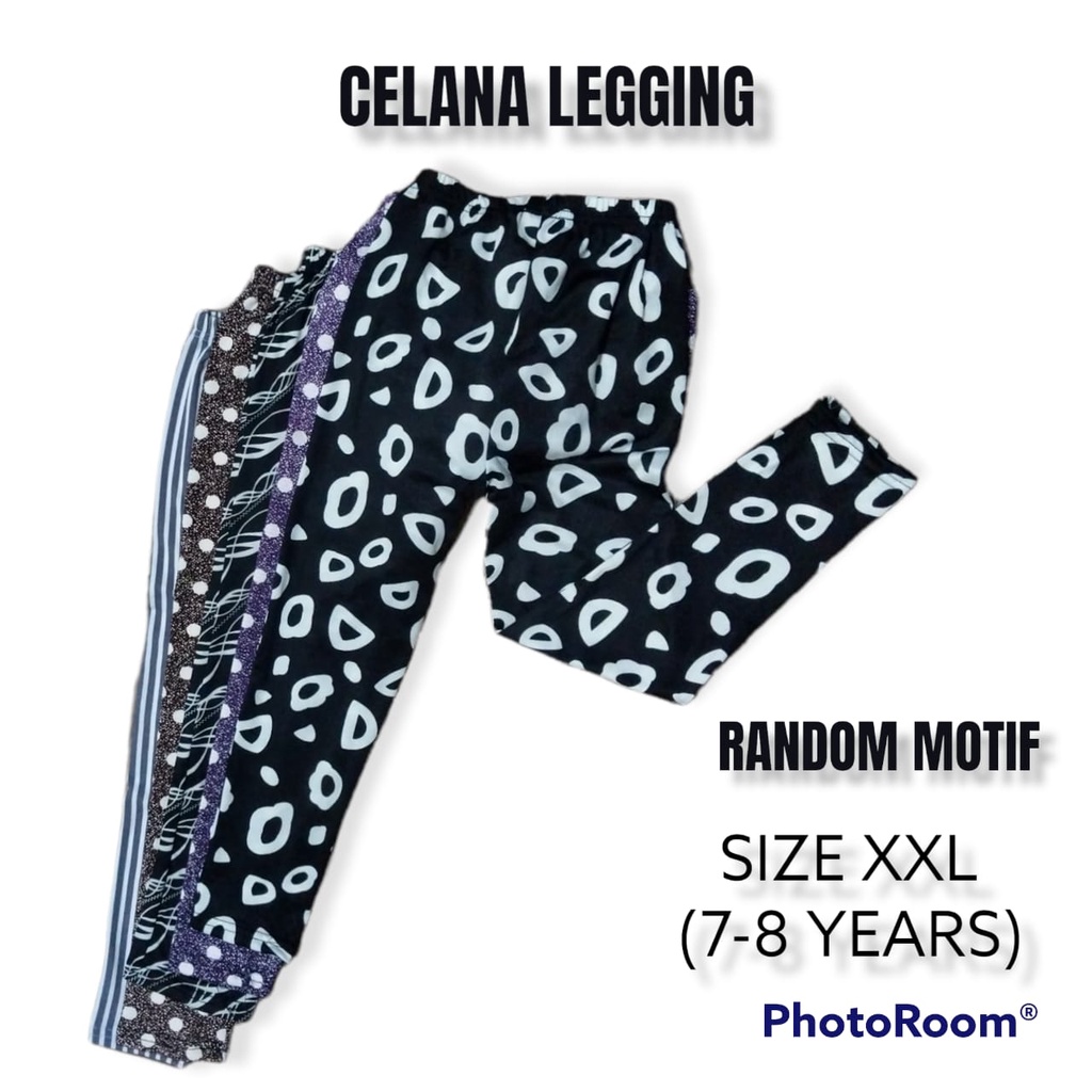 Celana Legging Anak | Motif dan Polos| Random