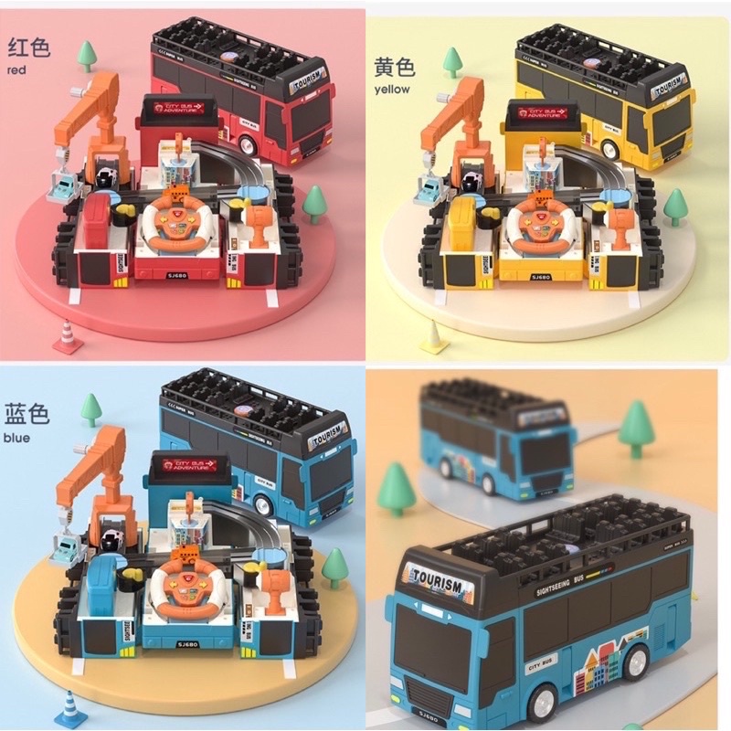 multifunction adventure scene bus theme pretend plays