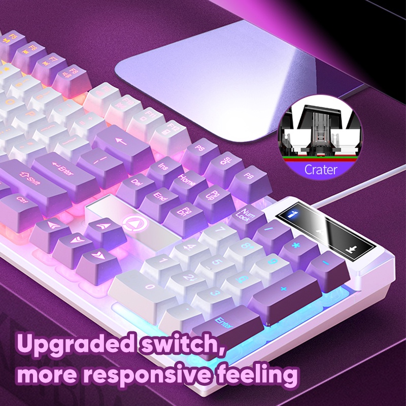 Bepop Gaming Keyboard  RGB Cable Light K500