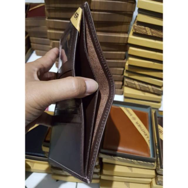 Dompet Kulit Asli 100% Kulit Sapi TAHAN API Kulit Motif pull kulit Merk original