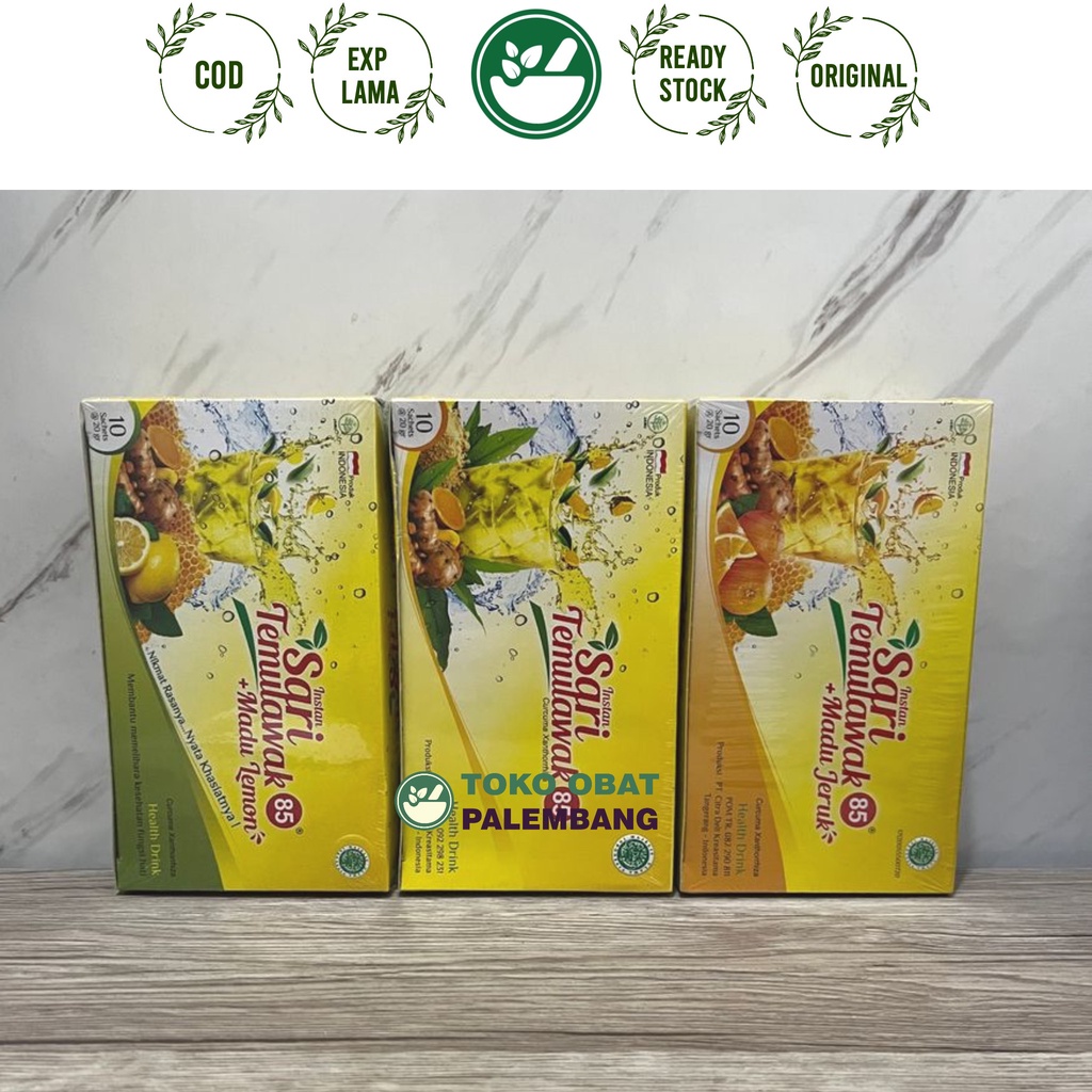 

SARI TEMULAWAK DUS 85 ISI 10 SACHET MADU LEMON MADU JERUK ORIGINAL MINUMAN SARI TEMULAWAK MADU JERUK