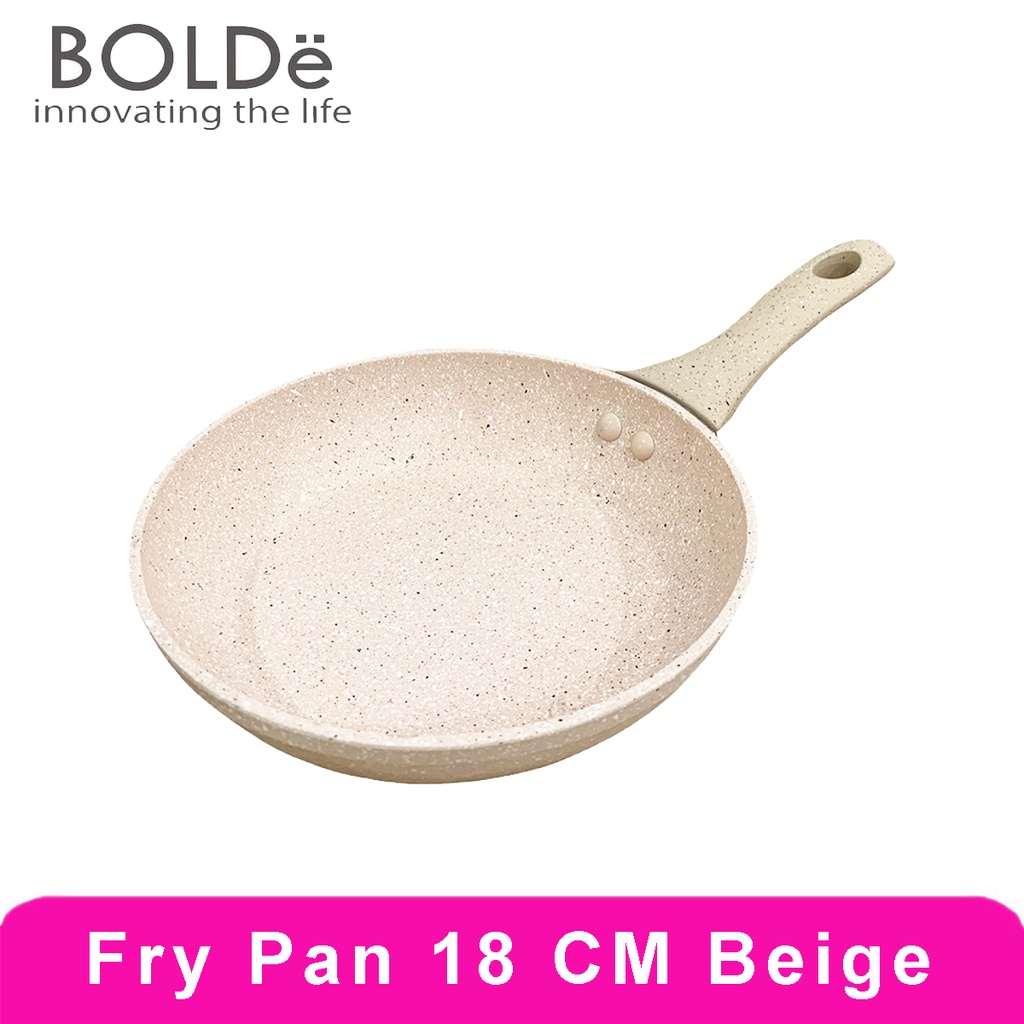 Frypan Superpan BOLDe Penggorengan Wajan 18 CM BOLDe Beige Superpan