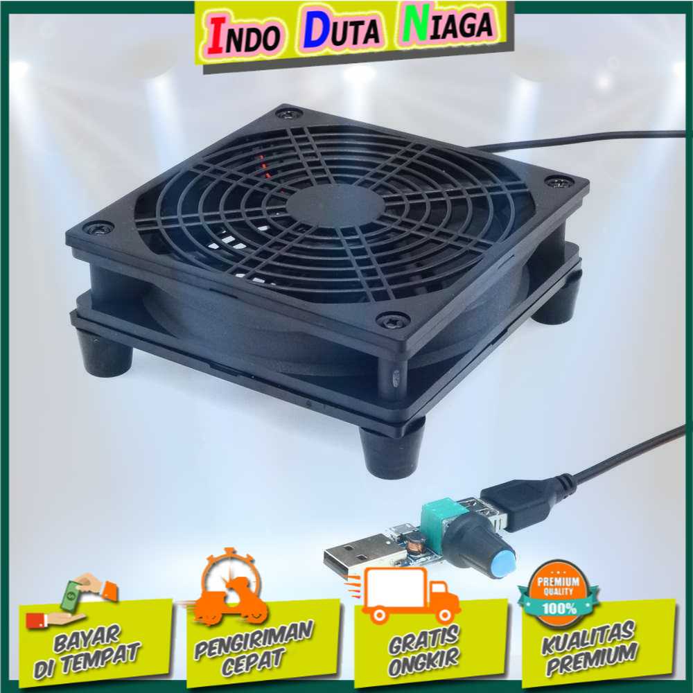 IDN TECH - SXDOOL Router CPU Fan Cooler DIY USB 120mm with Controller - SX120