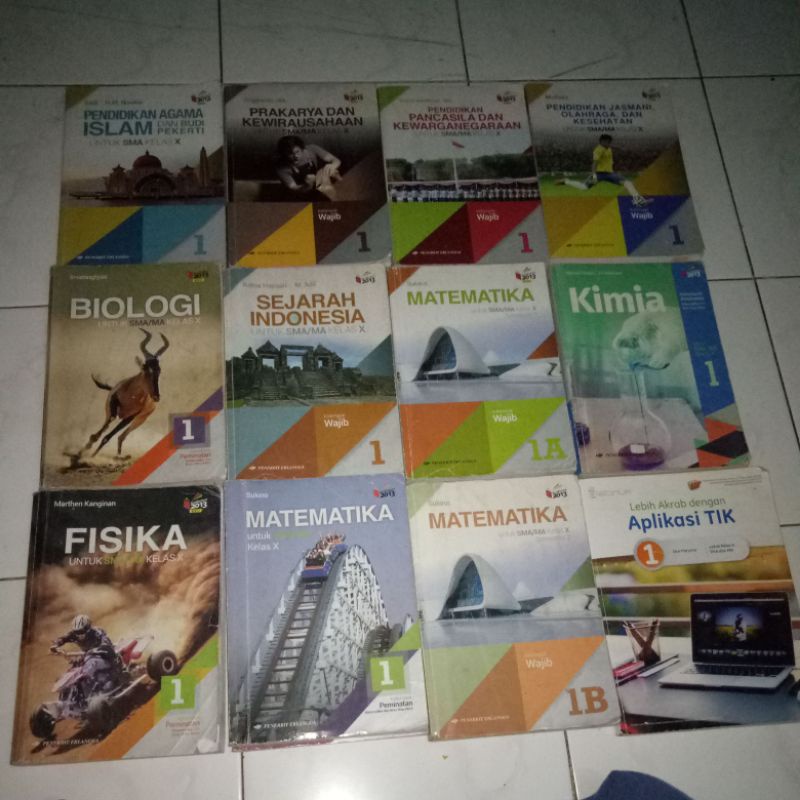 (preloved) BUKU PAKET ERLANGGA SMA KELAS 10