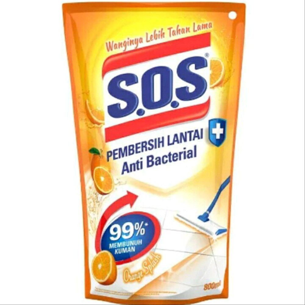 SOS Pembersih Lantai Refill 800ml