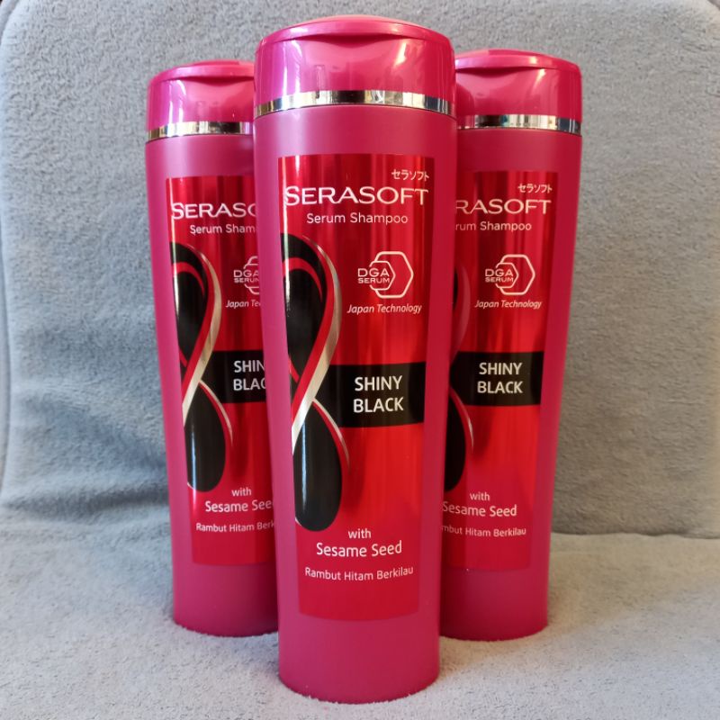 Serasoft Serum Shampoo Shiny Black 340ml