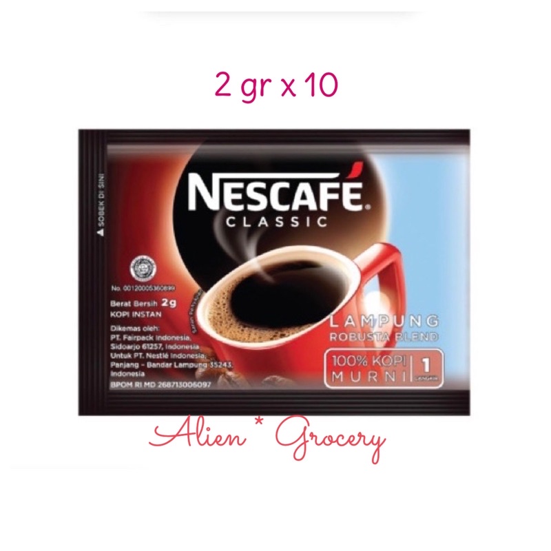 Nescafe Classic Kopi Dalgona Coffeee 10 x 2gr