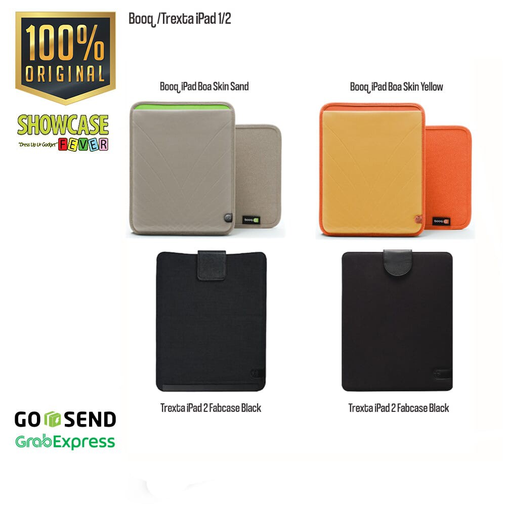 Booq Trexta Casing iPad 1 2 3 4 Tablet Sleeve 10 Softcase Nylon Pouch