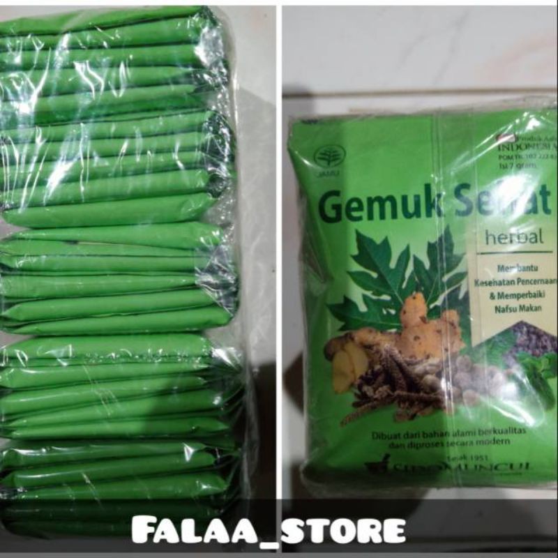obat herbal gemuk sehat pkt 5