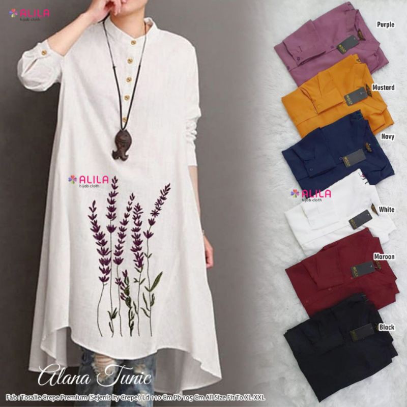 ALANA TUNIK • TUNIK BORDIR BUNGA