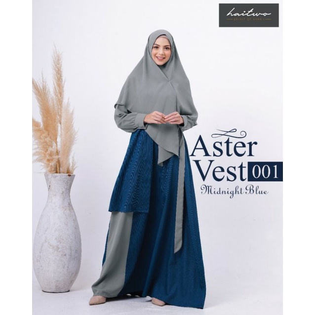 PROMO DISKON GAMIS/DRESS HAITWO ASTER VEST 001