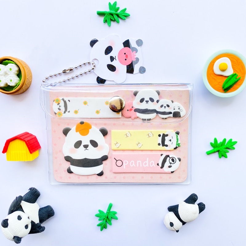 

sticky notes pouch memo pad lucu