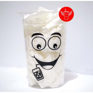  Gelas  Sablon Smile Kota London uk 16oz  isi 50pcs TANPA 