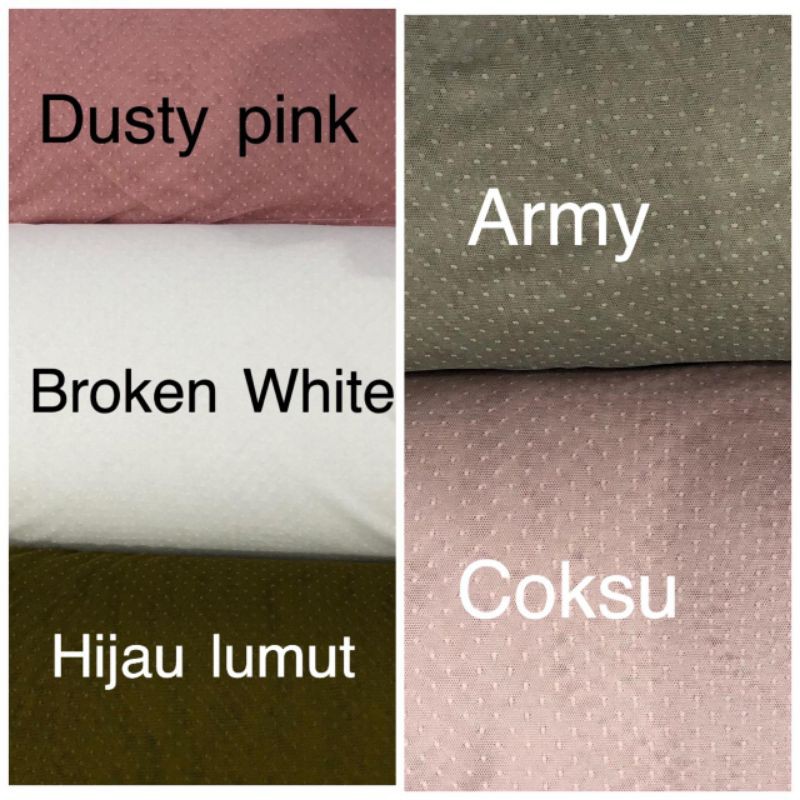 KAIN TULLE BINTIK