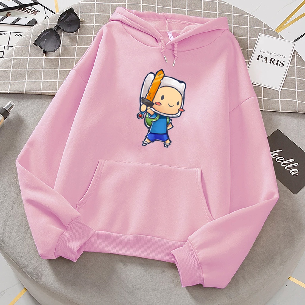 Sweater hoodie anak perempuan ADVENTURE TIME sweter anak cewek cowok