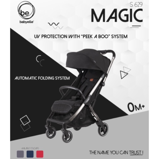 Makassar Promo! Stroller BabyElle Magic S-629 Auto Folding / Lipat Otomatis