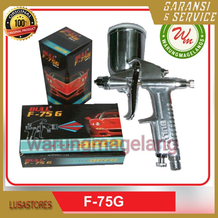 Alat spet cat Spray Gun Spraygun BULL F75G F75 F 75g