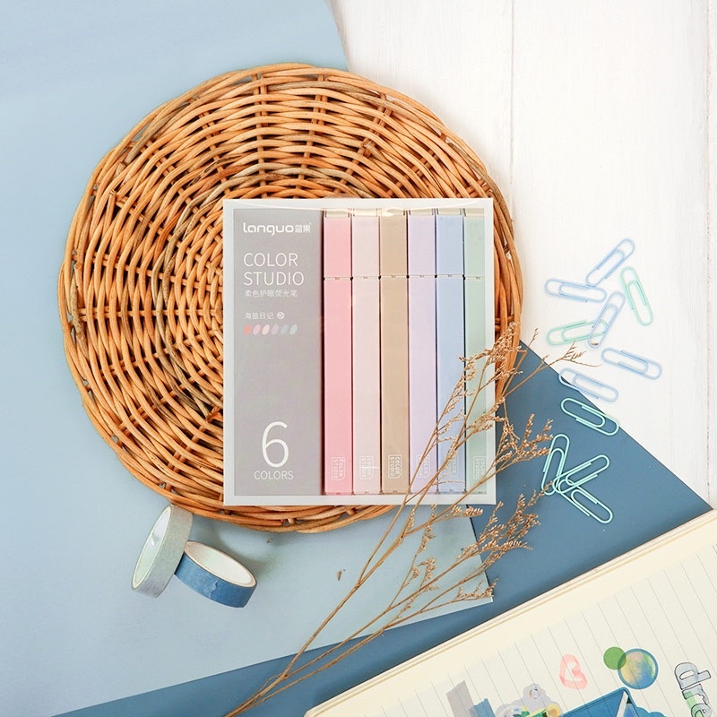 

Color Studio Vibrant Highlighter Pen Set 6pc Pen Warna