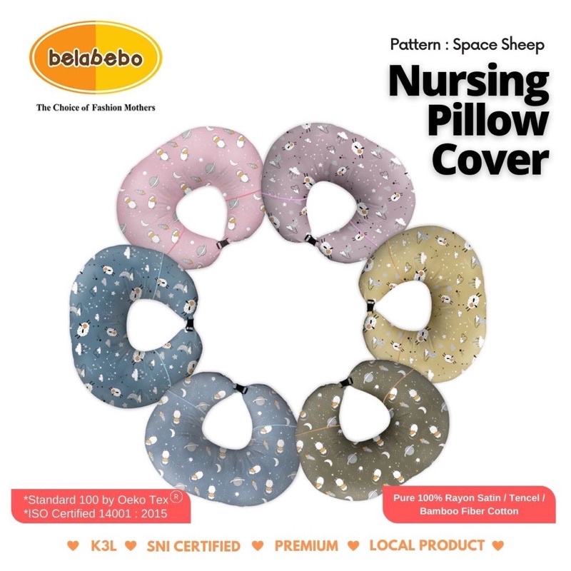 Belabebo - Bantal Menyusui Bergesper FREE BANTAL TANGAN / Nursing Pillow